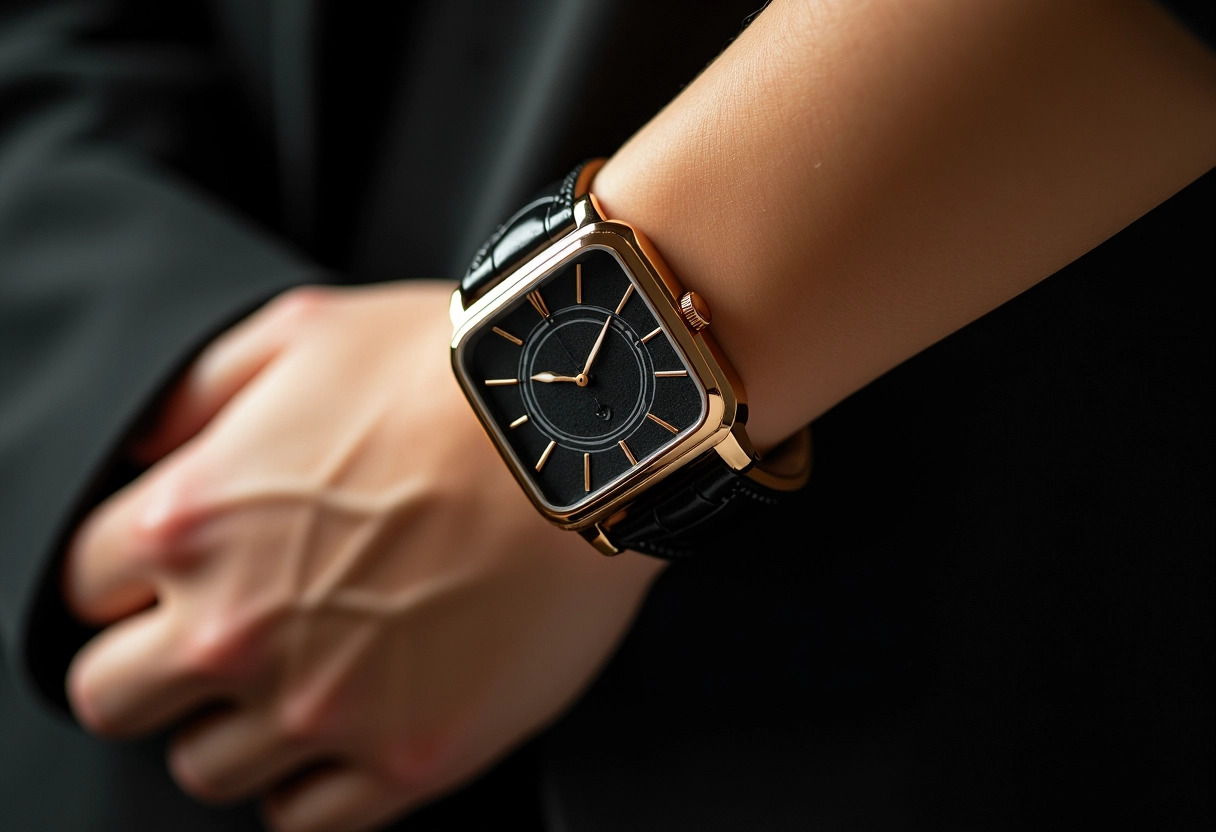 montre femme carrée