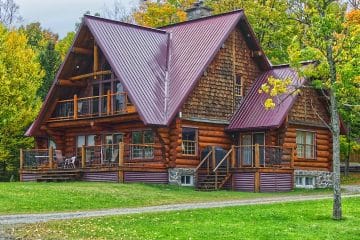 brown house